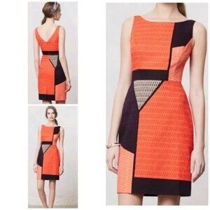 Anthropologie Tabitha Swallowtail Shift Dress size 12